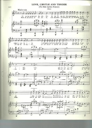 Picture of Love Gentle and Tender, Du bist meine Sonne, from Giuditta, Franz Lehar, tenor aria 