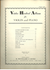 Picture of Victor Herbert Album, violin & piano songbook