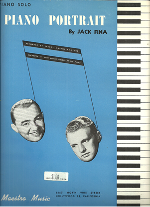 Picture of Piano Portrait, Jack Fina, piano solo