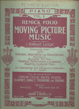 Picture of Remick Folio of Moving Picture Music Vol. 1, J. Bodewalt Lampe