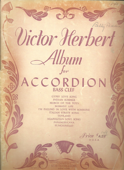 Picture of Victor Herbert Album for Accordion