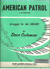 Picture of American Patrol, F. W. Meachum, arr. Dave Coleman for organ solo