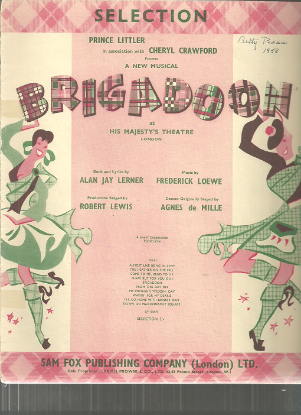 Picture of Brigadoon, Alan Jay Lerner & Frederick Loewe, piano solo selections 