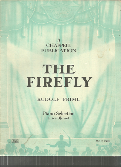 Picture of The Firefly, Rudolph Friml, arr. George L. Zalva, piano solo selections