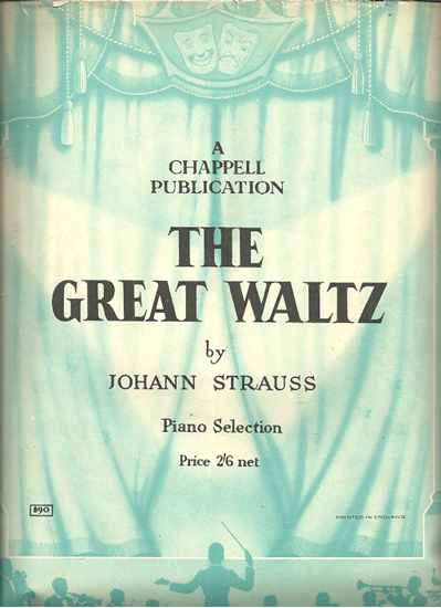 Picture of The Great Waltz, Johann Strauss, arr. George L. Zalva, piano solo selections