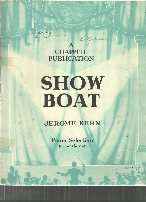 Picture of Show Boat, Jerome Kern, arr. Victor Baravalle, piano solo selections