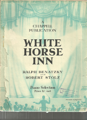 Picture of White Horse Inn, Ralph Benatzky & Robert Stolz, arr. Guy Jones, piano solo selections 