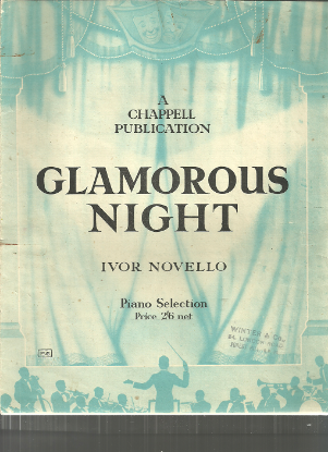 Picture of Glamorous Night, Ivor Novello, arr. Frank Denham, piano solo selections