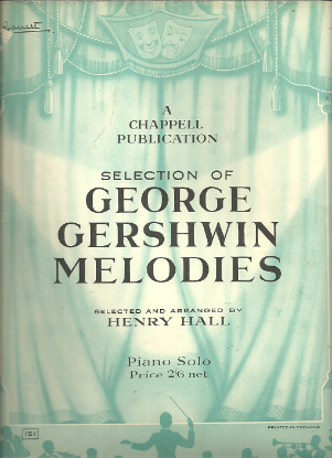 Picture of George Gershwin Melodies, arr. Henry Hall, piano solo