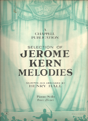 Picture of Jerome Kern Melodies, arr. Henry Hall, piano solo selections