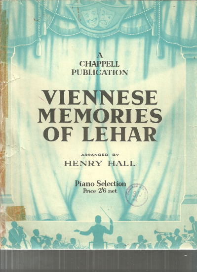 Picture of Viennese Memories of Lehar, arr. Henry Hall, piano solo 