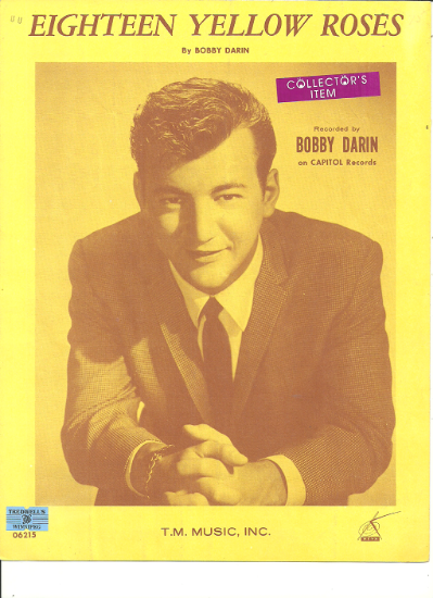 Picture of Eighteen Yellow Roses, written & recorded by Bobby Darin
