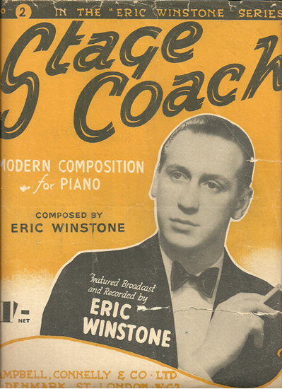 Picture of Stage Coach, Eric Winstone, piano solo