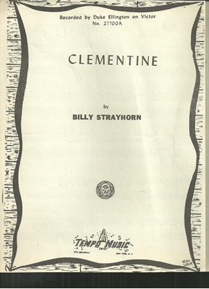 Picture of Clementine, Billy Strayhorn, piano solo