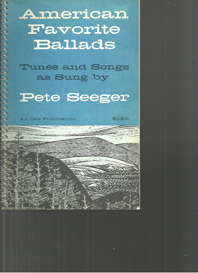 Picture of Pete Seeger, American Favorite Ballads, songbook