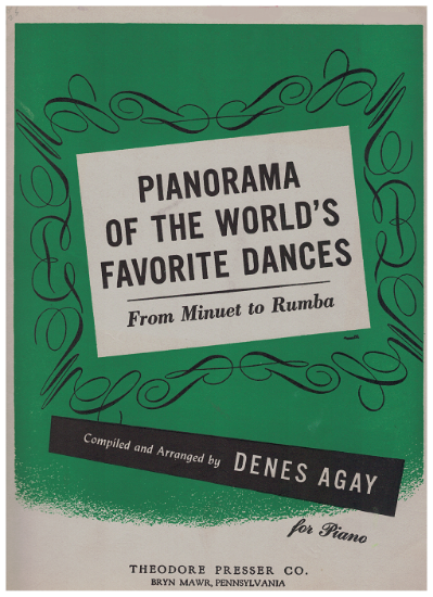 Picture of Pianorama of the World's Favorite Dances from Minuet to Rumba, arr. Denes Agay