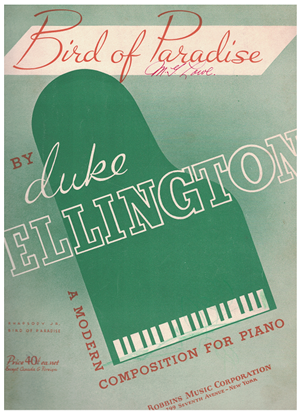 Picture of Bird of Paradise, Duke Ellington, piano solo 