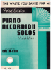 Picture of The Waltz You Saved for Me, Gus Kahn/ Wayne King/ Emil Flindt, arr. Galla-Rini, accordion solo