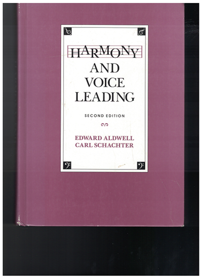 Picture of Harmony and Voice Leading, Edward Aldwell & Carl Schachter, theoretical music book