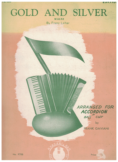 Picture of Gold & Silver, Franz Lehar, arr. Frank Gaviani for accordion solo