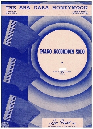 Picture of Aba Daba Honeymoon(The), Arthur Fields & Walter Donovan, arr. Pietro Deiro, accordion solo