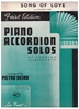 Picture of Song of Love, from "Blossom Time", Franz Schubert/Sigmund Romberg, arr. Pietro Deiro for accordion solo