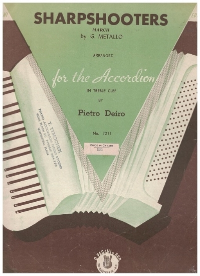 Picture of Sharpshooters, G. Metallo, arr. Pietro Deiro, accordion solo