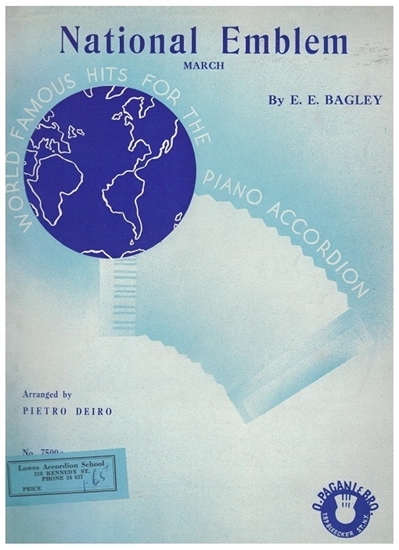 Picture of National Emblem, E. E. Bagley, arr. Pietro Deiro for accordion solo