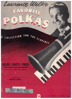 Picture of Lawrence Welk's Favorite Polkas, clarinet & piano