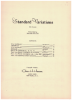 Picture of Standard Variations for Piano, transcr. by William Stickles