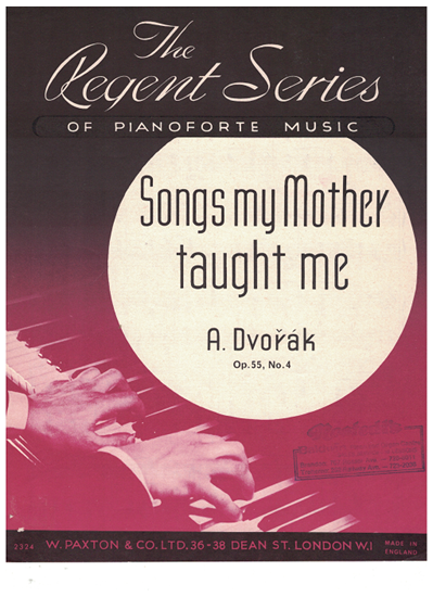 Picture of Songs My Mother Taught Me, A. Dvorak, piano solo