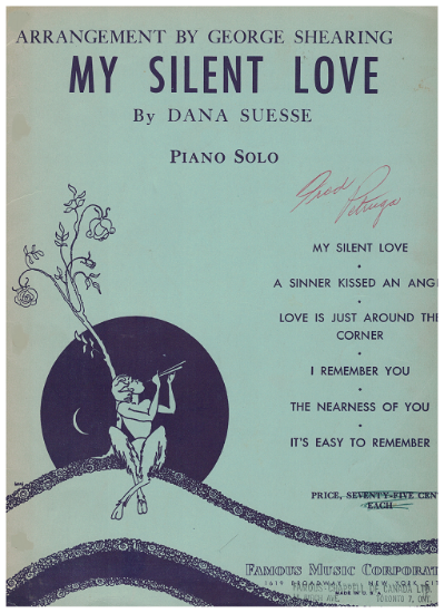 Picture of My Silent Love, Dana Suesse, arr. George Shearing
