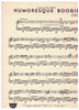 Picture of Humoresque Boogie, Pete Johnson, arr. Sid Catlett for piano solo