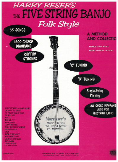 Picture of Harry Reser's Five String Banjo Folk Style