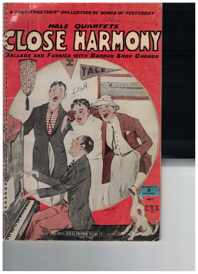 Picture of Close Harmony, arr. for male quartet by George Shackley