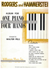 Picture of Rodgers & Hammerstein Album for One Piano Four Hands, arr. Walter Pels for piano duet