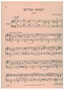 Picture of Bitter Sweet, Noel Coward, arr. for piano solo by Chris S. Langdon