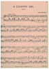 Picture of A Country Girl, Lionel Monckton, arr. for piano solo by Chris S. Langdon