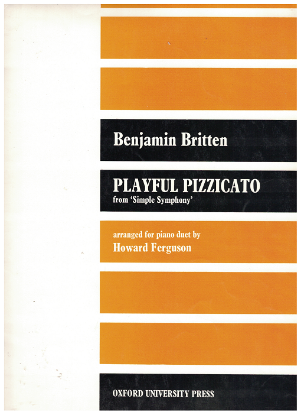 Picture of Playful Pizzicato, from "Simple Symphony", Benjamin Britten, arr. Howard Ferguson, piano duet