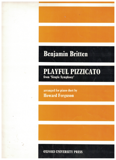 Picture of Playful Pizzicato, from "Simple Symphony", Benjamin Britten, arr. Howard Ferguson, piano duet