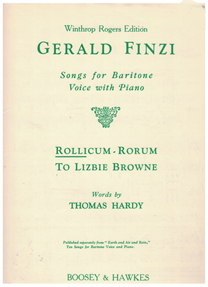 Picture of Rollicum-Rorum, Gerald Finzi, baritone vocal solo