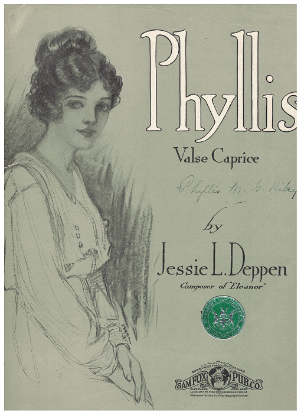 Picture of Phyllis, Valse Caprice, Jessie L. Deppen, piano solo 