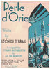 Picture of Perle d'Orient, Leon du Terrail, arr. Al Richards for accordion solo