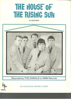 Picture of The House of the Rising Sun, Alan Price, recorded by The Animals