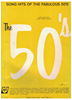 Picture of Song Hits of the Fabulous 50's, songbook