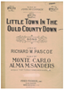 Picture of Little Town in the Ould County Down, Monte Carlo & Alma M. Sanders, medium voice solo