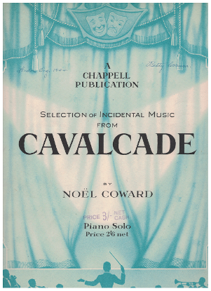 Picture of Cavalcade, Noel Coward, arr. Guy Jones, piano solo selections