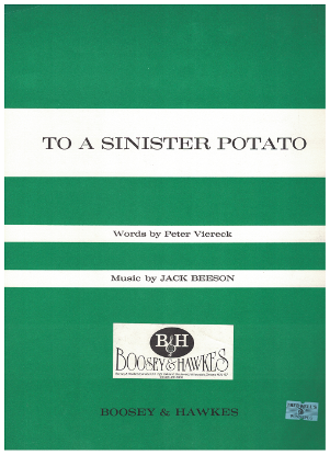 Picture of To a Sinister Potato, Peter Viereck & Jack Beeson