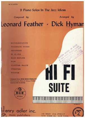 Picture of Hi Fi Suite, Leonard Feather, arr. Dick Hyman, piano solo 