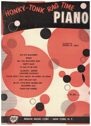 Picture of Honky-Tonk Rag Time Piano, arr. George N. Terry for piano solo